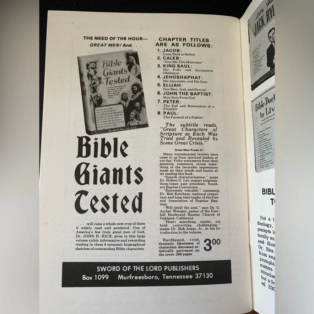 Bible Lessons on the Book of Revelation John R Rice Prophecy Rare Ephemera
